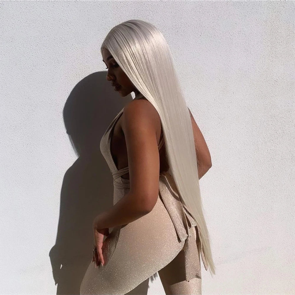 Icy Blonde Full Lace Human Hair Wig - HairNjoy