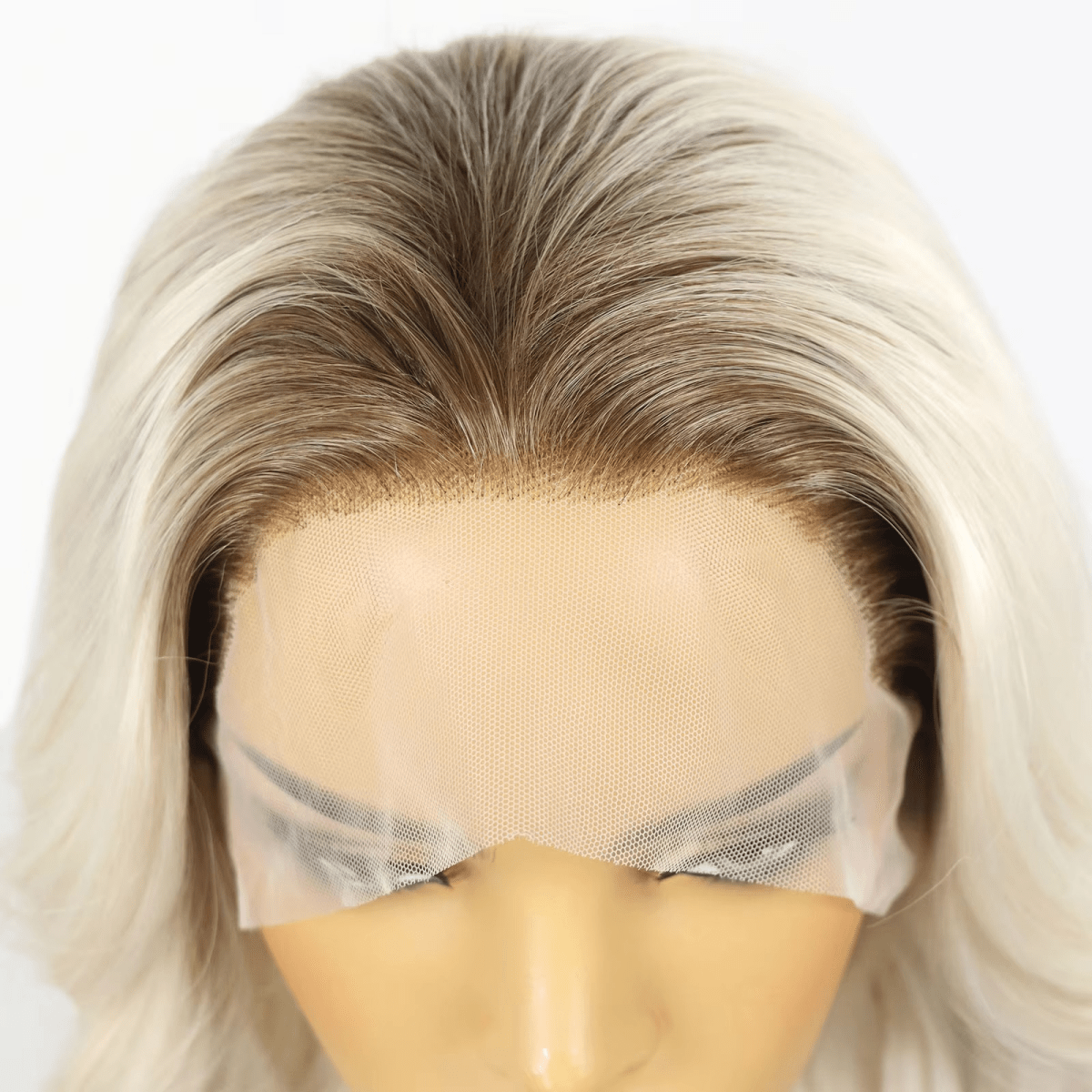 Invisible Silver Curly Lace Front Wig - HairNjoy