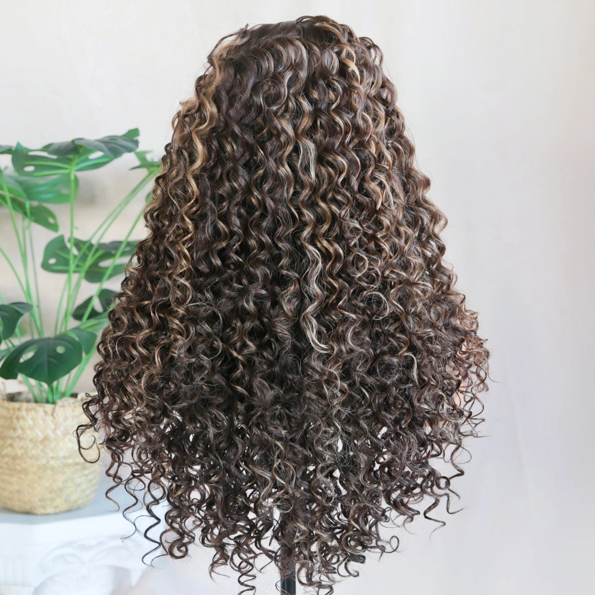 Kinky Curly Highlight Lace Front Wig - HairNjoy