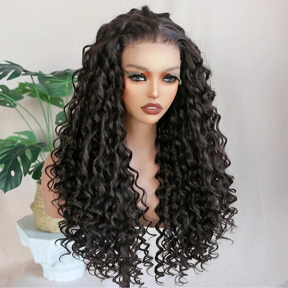 Kinky Curly Highlight Lace Front Wig - HairNjoy