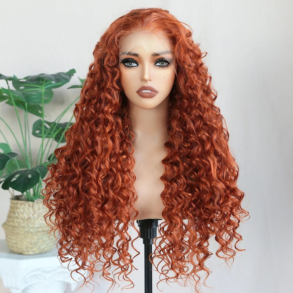 Kinky Curly Highlight Lace Front Wig - HairNjoy