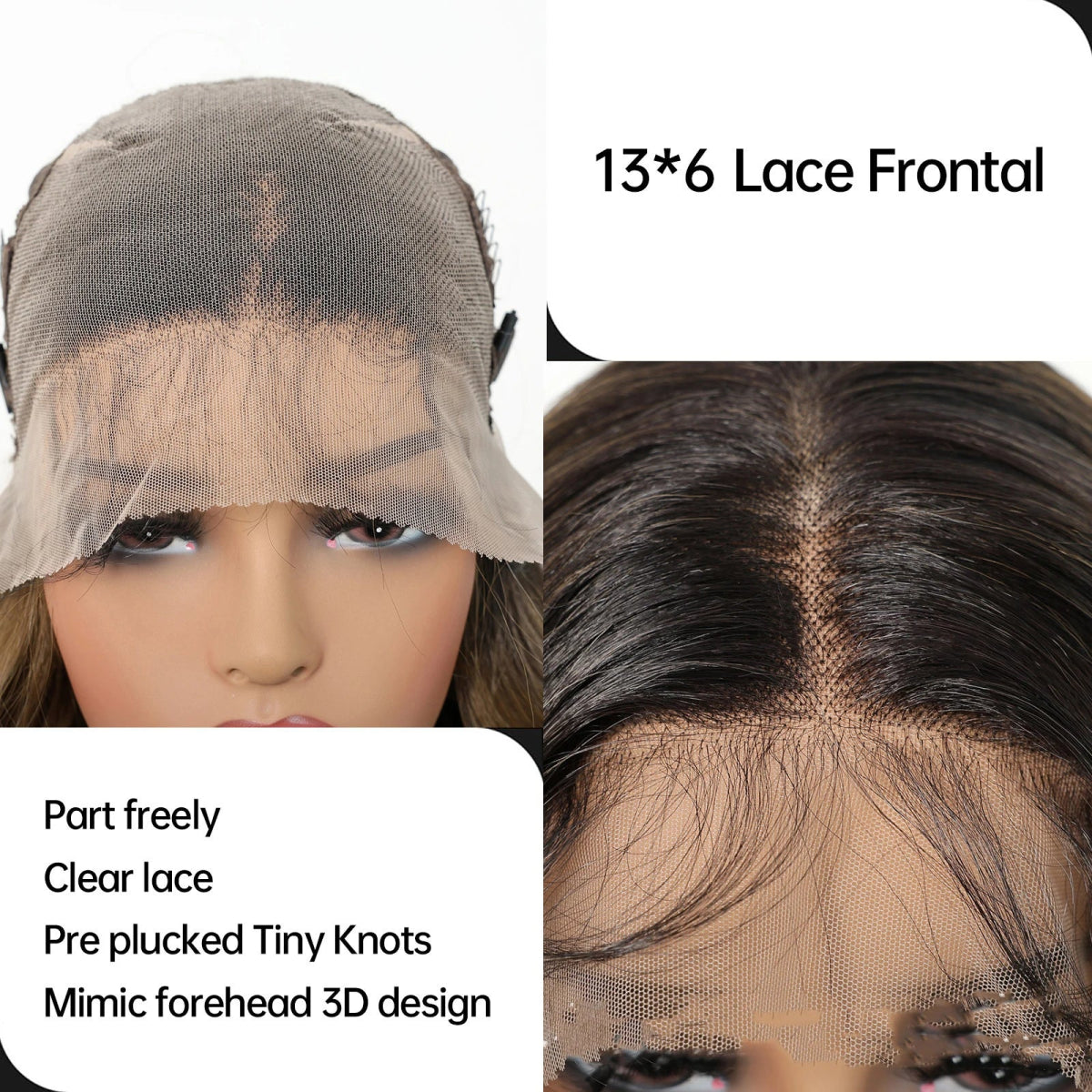 Lace Frontal Heat Resistant Synthetic Wig - HairNjoy
