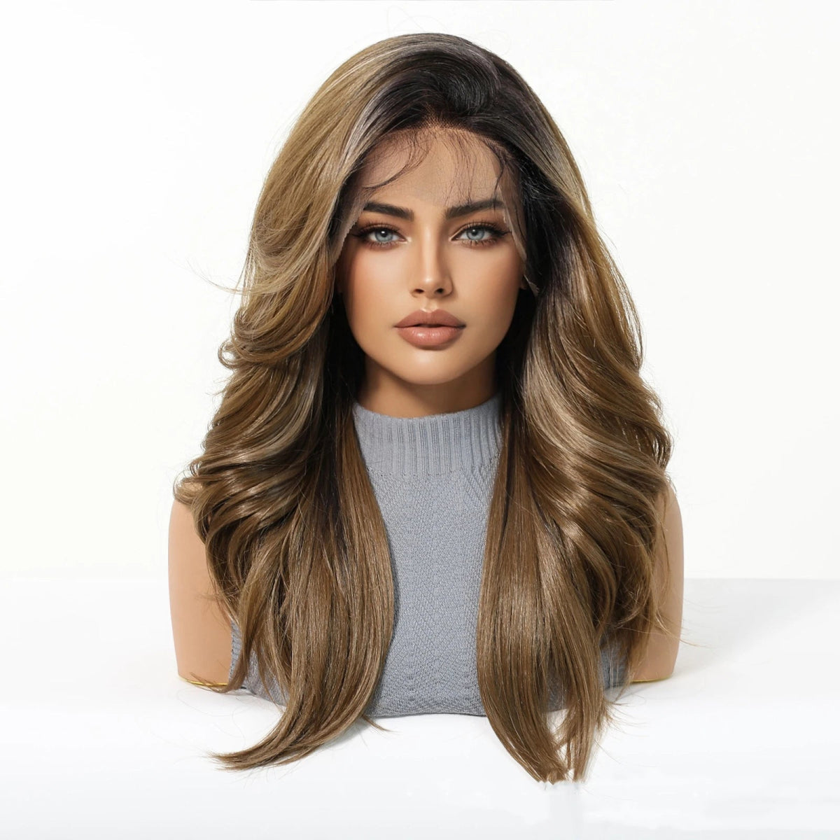 Lace Frontal Heat Resistant Synthetic Wig - HairNjoy