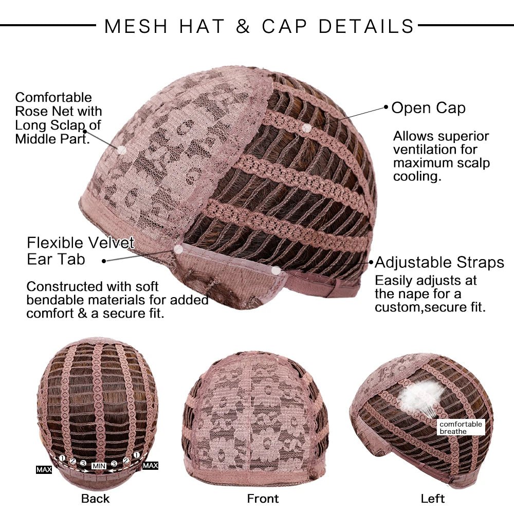 Long Golden Brown Wavy Wig - HairNjoy