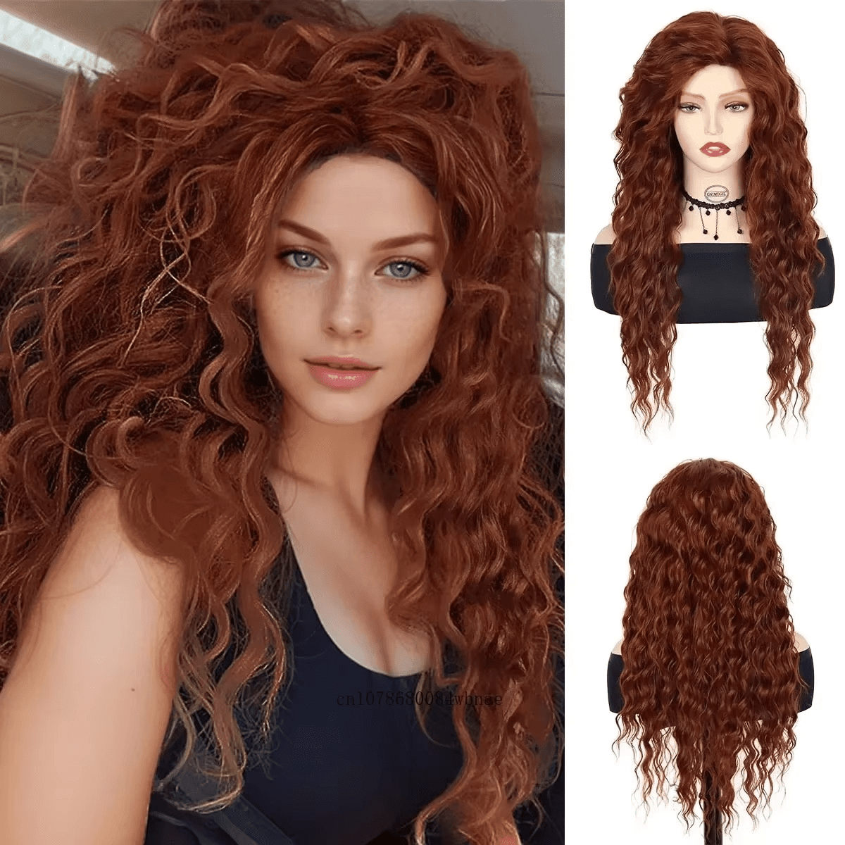 Long Natural Curly Cosplay Wigs - HairNjoy