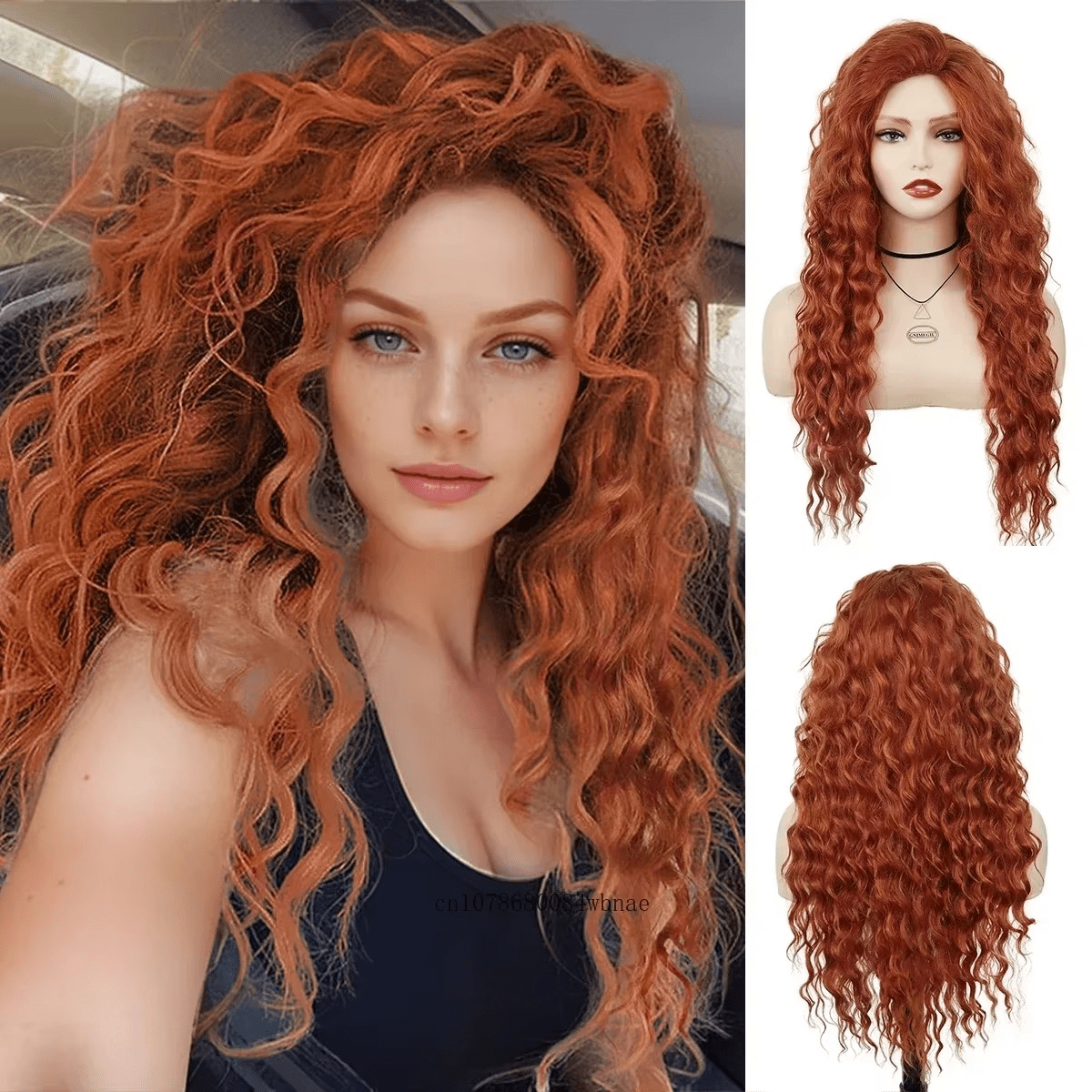 Long Natural Curly Cosplay Wigs - HairNjoy