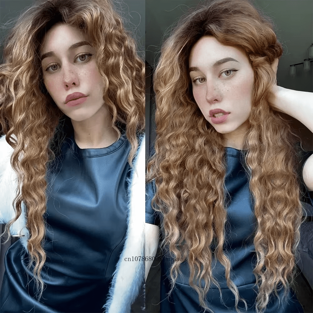 Long Natural Curly Cosplay Wigs - HairNjoy