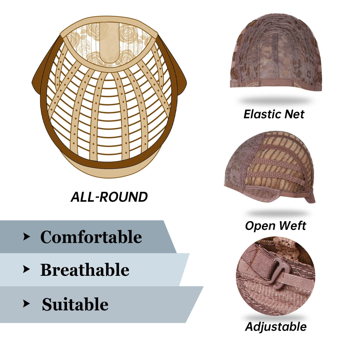 Long Straight Black Wig for Daily & Cosplay - HairNjoy