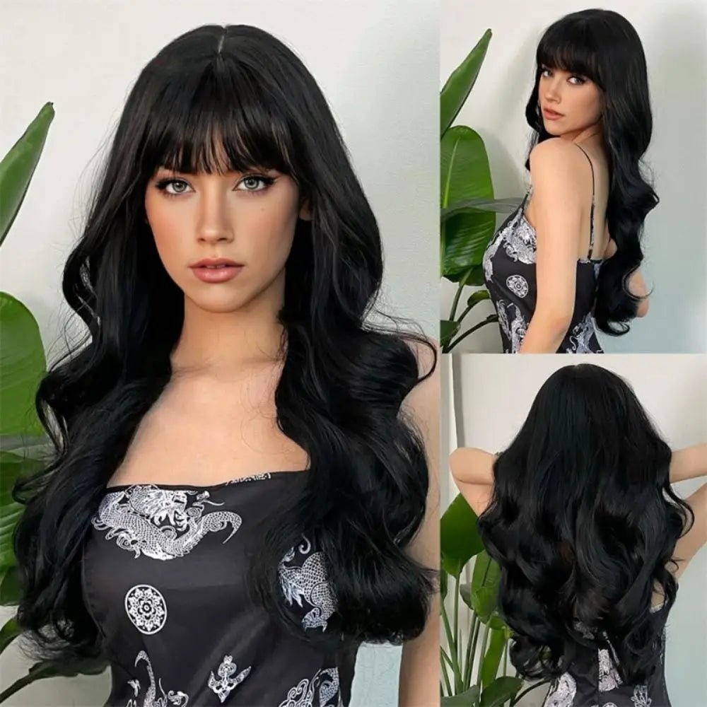 Long Straight Red Synthetic Wig - HairNjoy