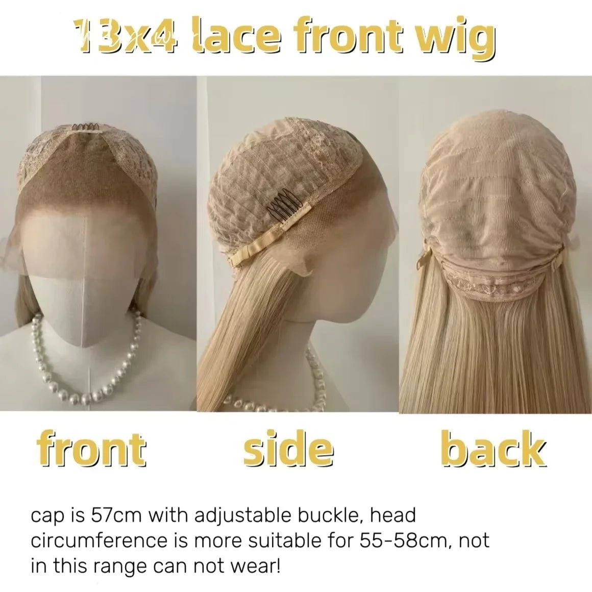 Long Straight Synthetic Lace Front Wigs - HairNjoy