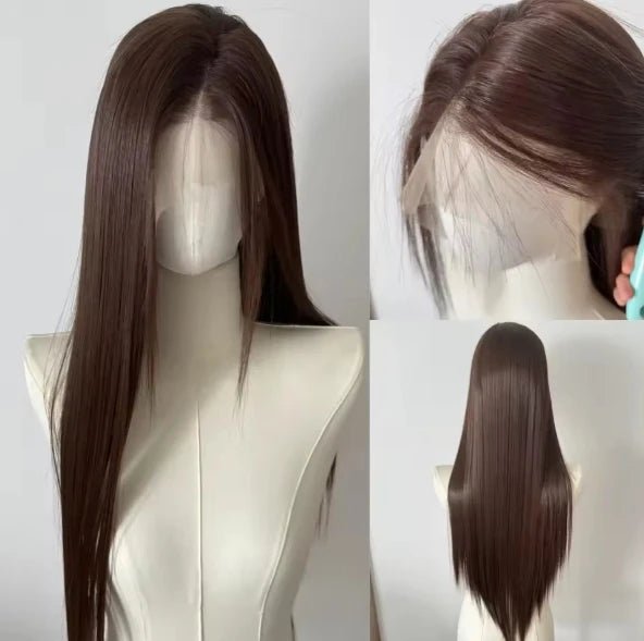 Long Straight Synthetic Lace Front Wigs - HairNjoy