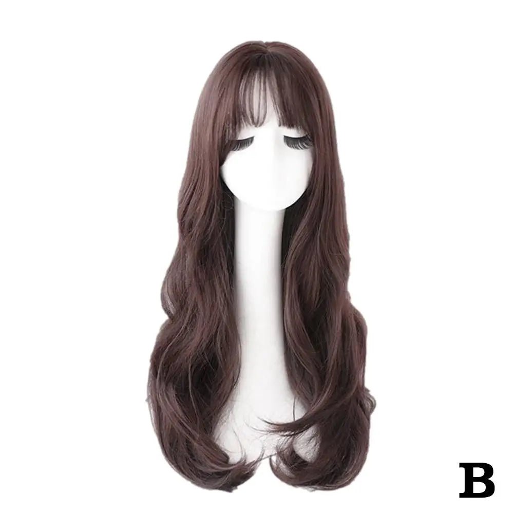 Long Wavy Heat - Resistant Synthetic Wig - HairNjoy