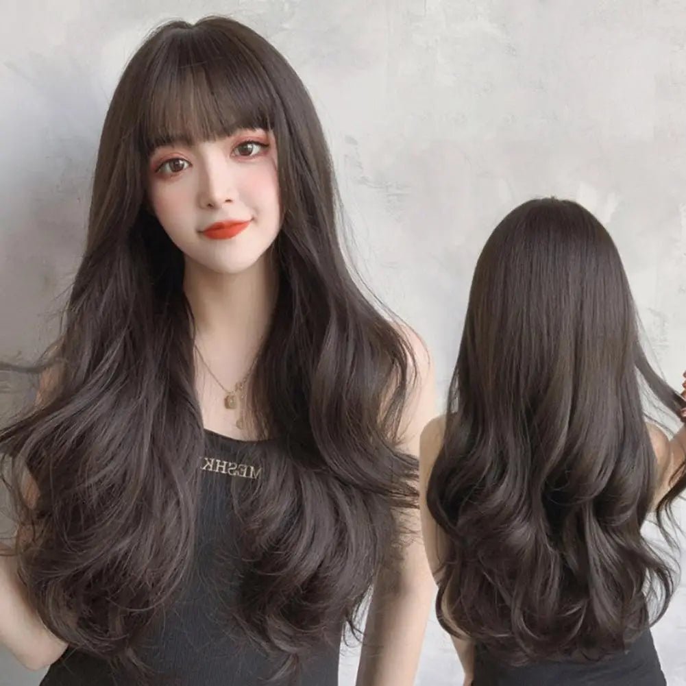 Long Wavy Heat - Resistant Synthetic Wig - HairNjoy