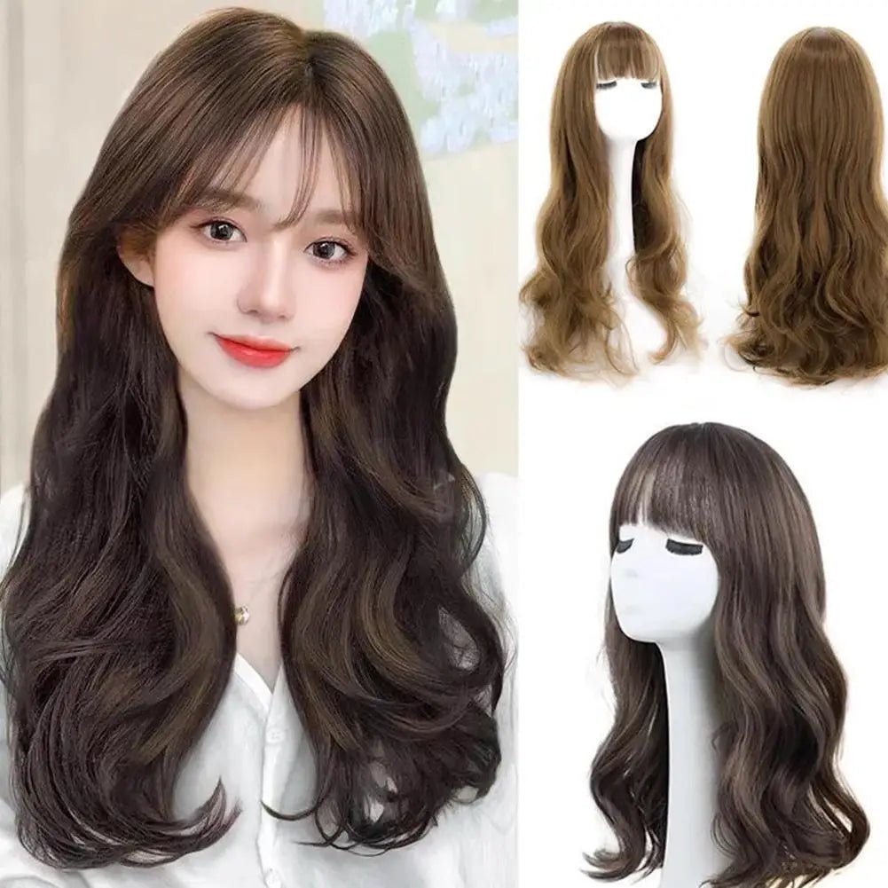 Long Wavy Heat - Resistant Synthetic Wig - HairNjoy