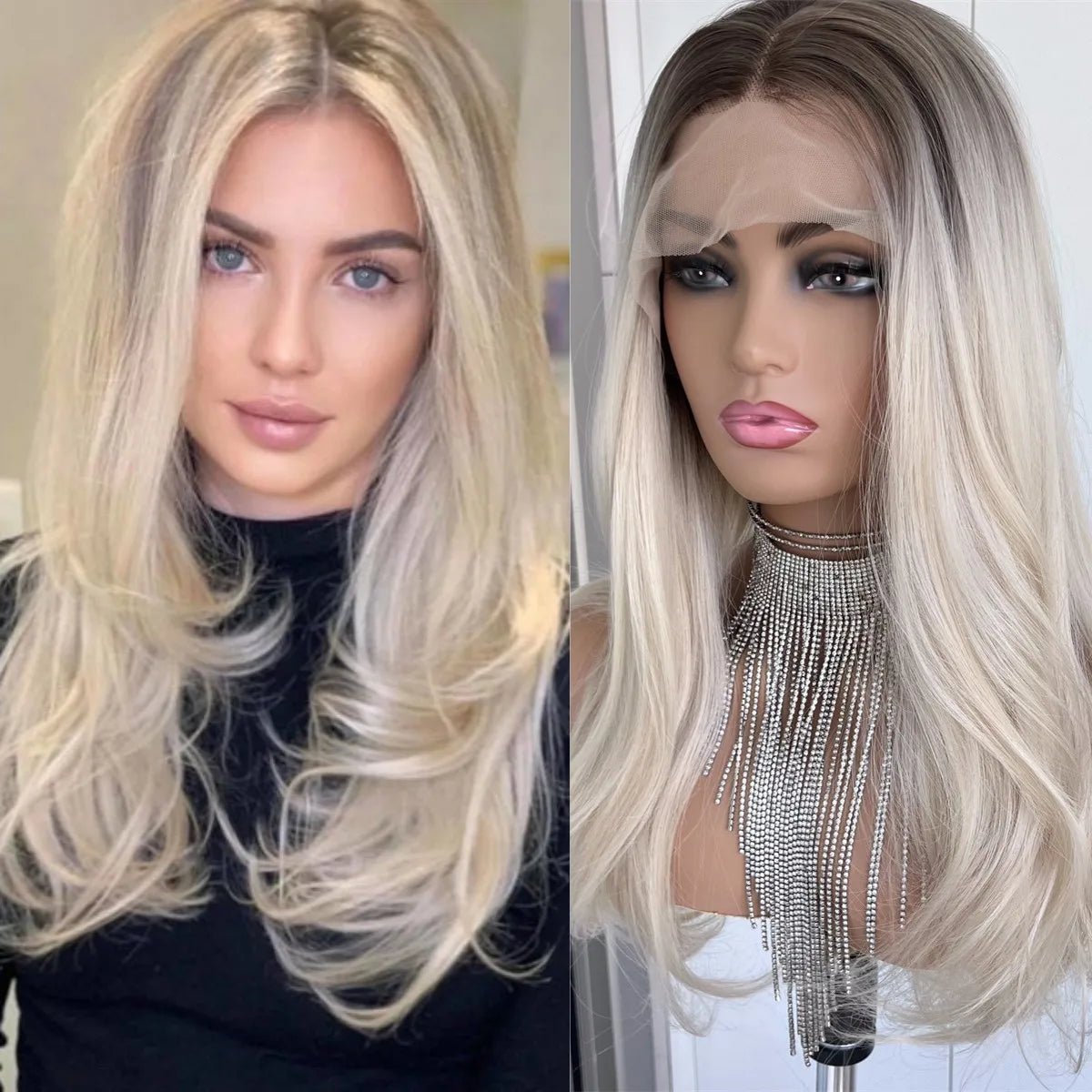 Luxe Look Wavy Synthetic Wig Trends - HairNjoy