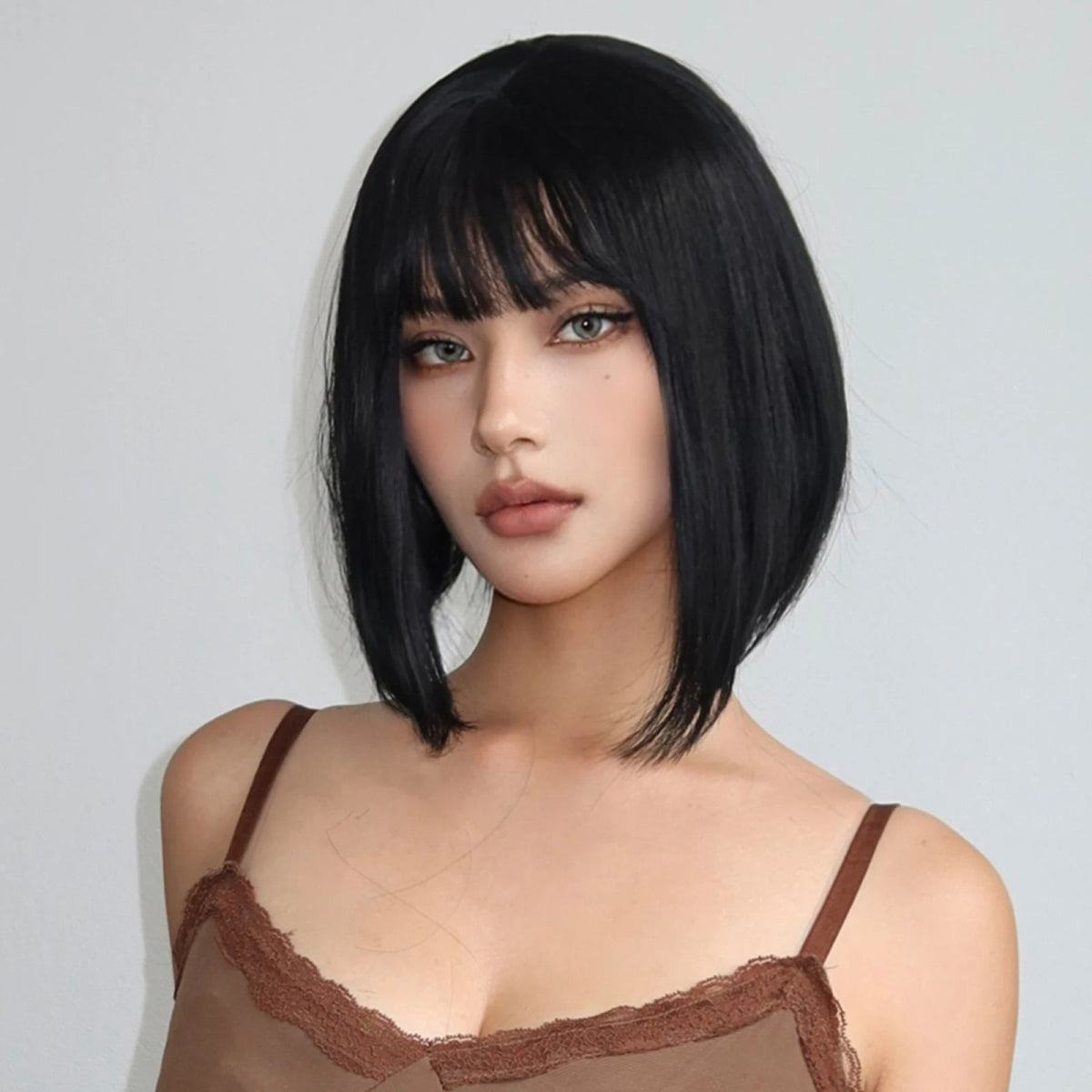 Natural Cosplay Short Straight Bob Wigs - HairNjoy