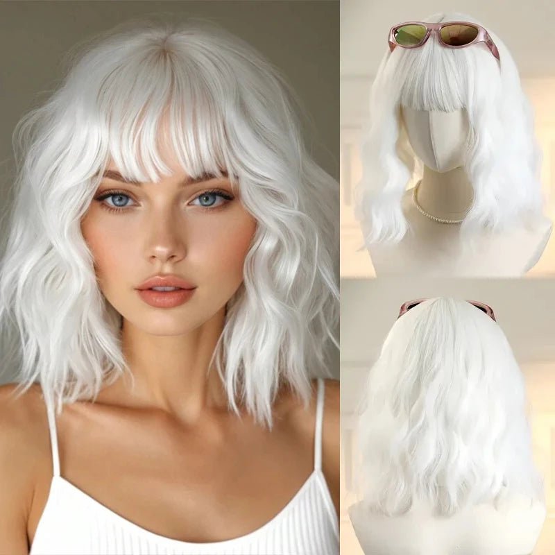 Natural Cosplay Short Straight Bob Wigs - HairNjoy