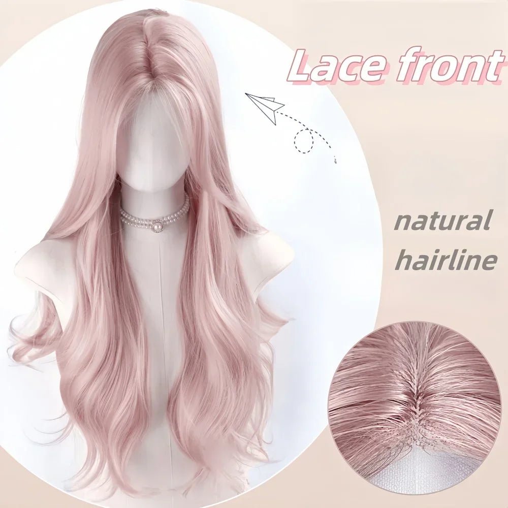 Natural Soft Sweet Pink Wig - HairNjoy