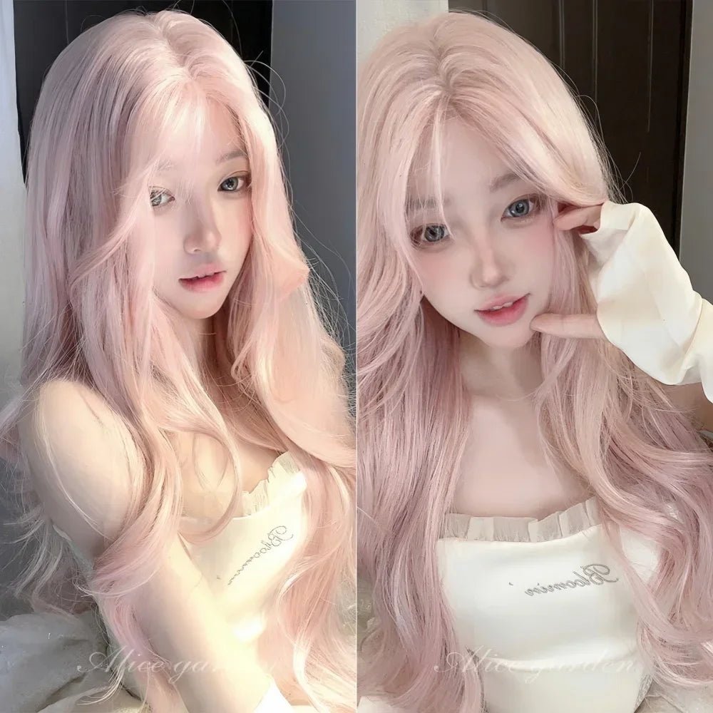 Natural Soft Sweet Pink Wig - HairNjoy
