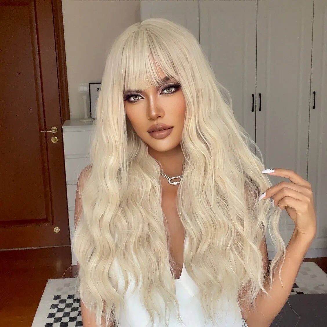 Ombre Long Wavy Synthetic Wig - HairNjoy