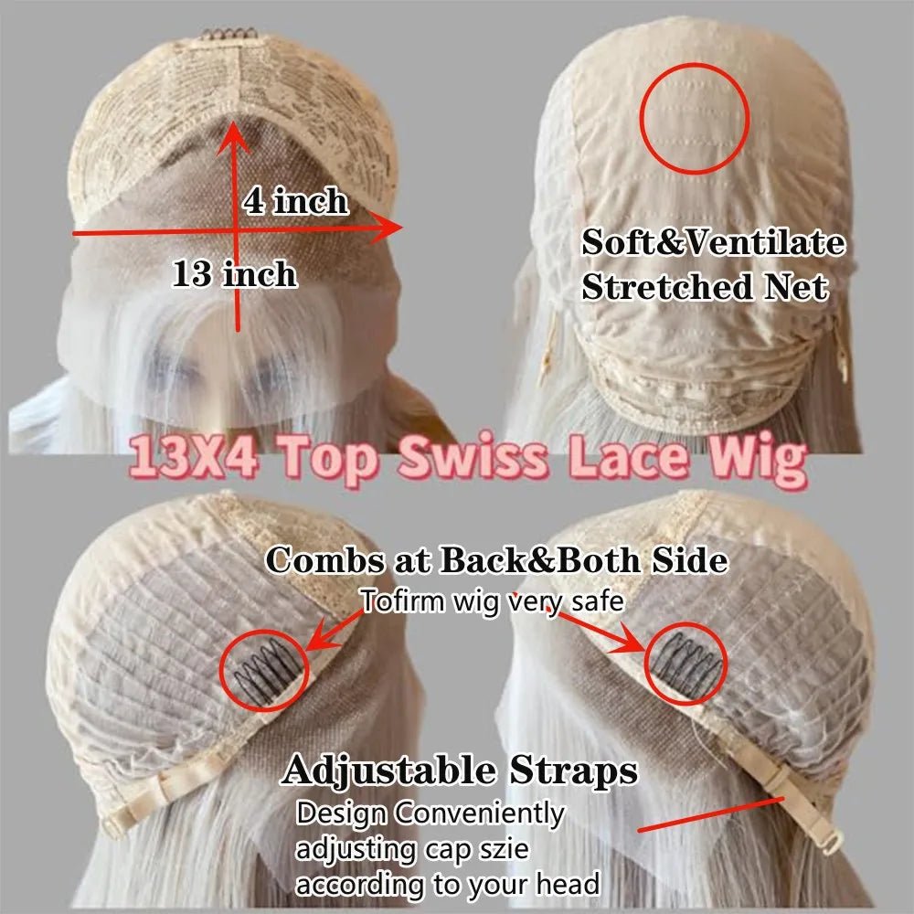 Platinum Blonde Body Wave Wig - HairNjoy