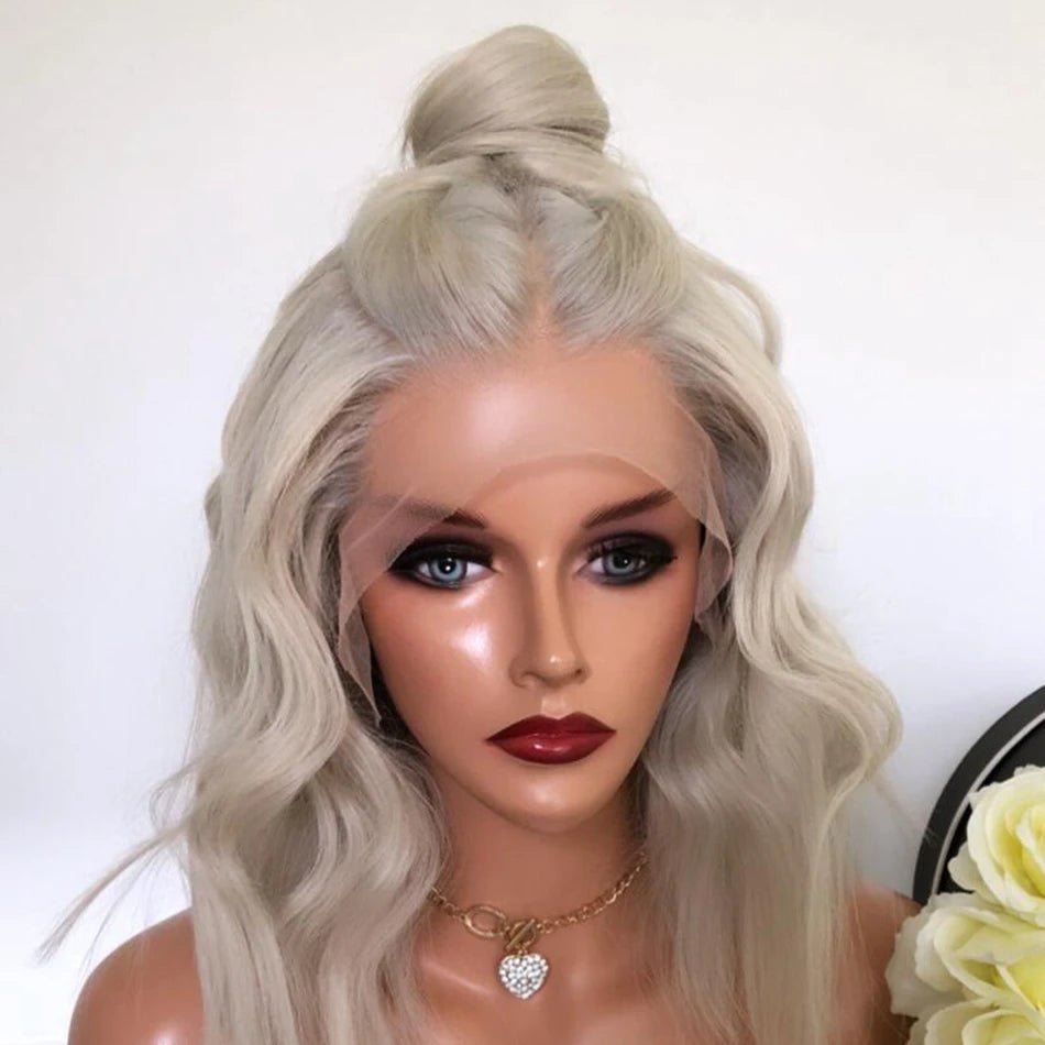 Platinum Blonde Hair Wig - HairNjoy