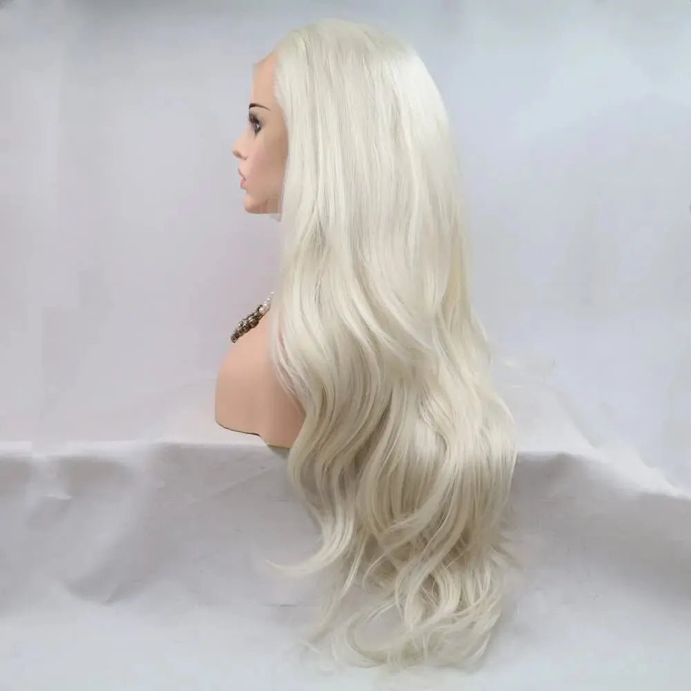 Platinum Blonde Synthetic Wig - HairNjoy