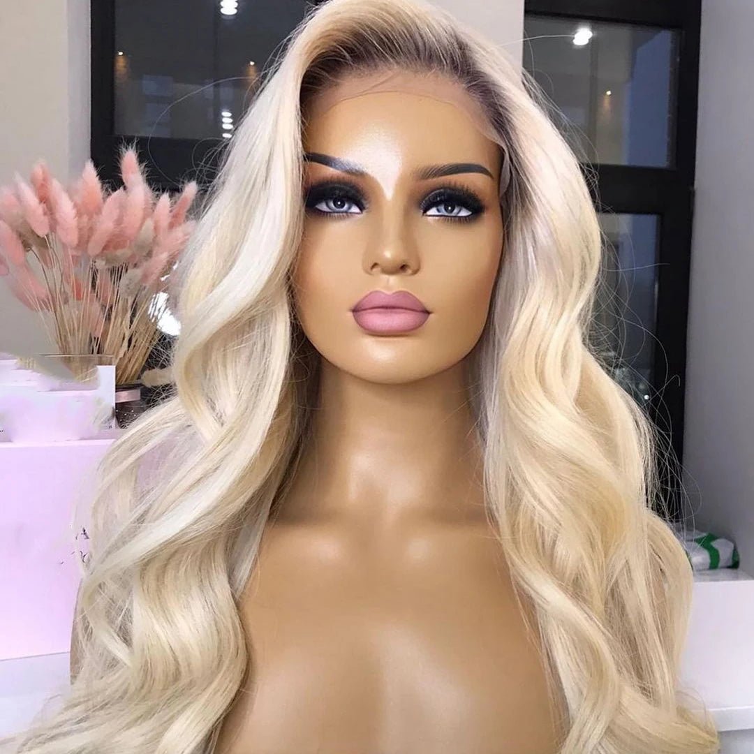 Platinum Blonde Wavy Locks - HairNjoy