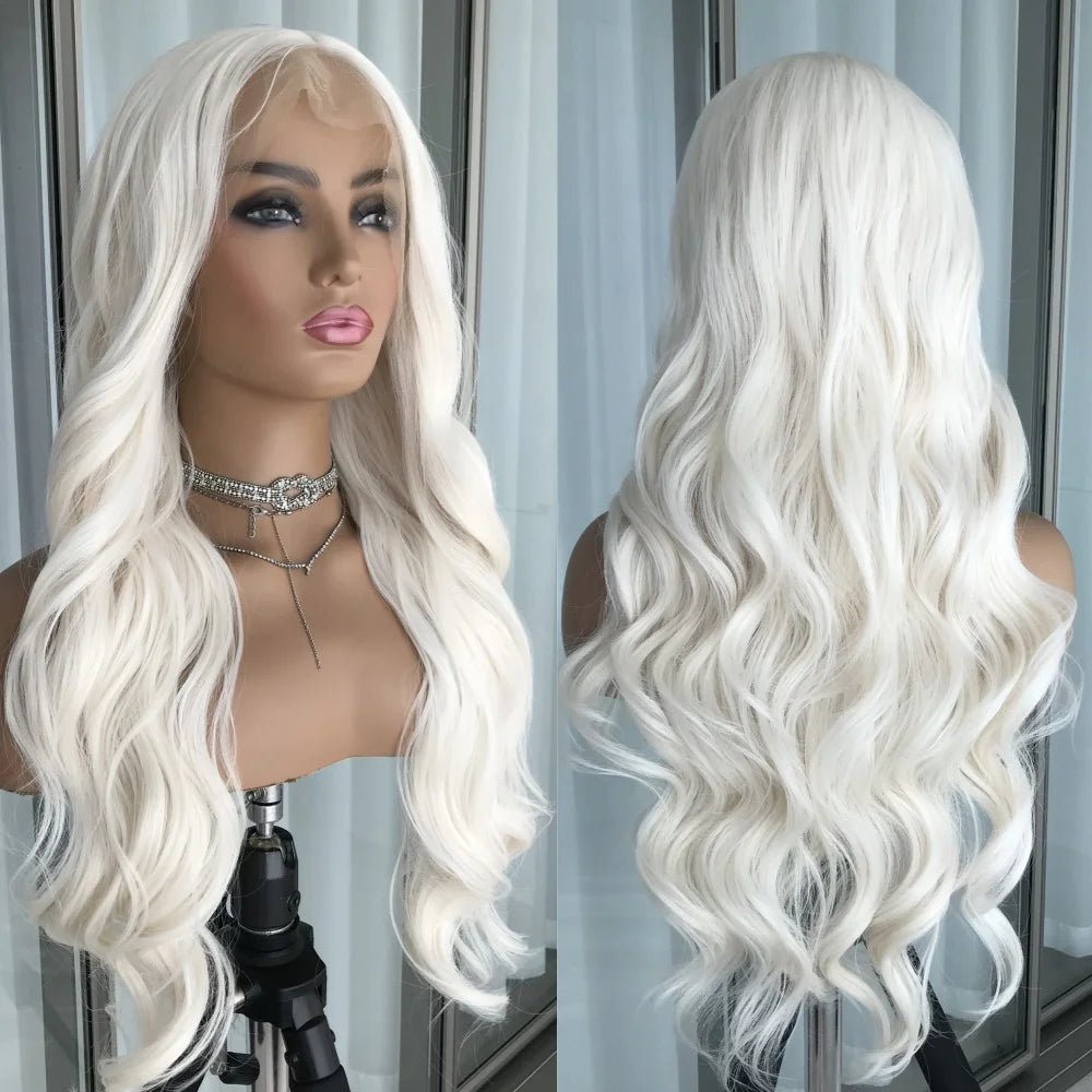 Pre - Plucked Lace Front Wavy Hair Wig - HairNjoy