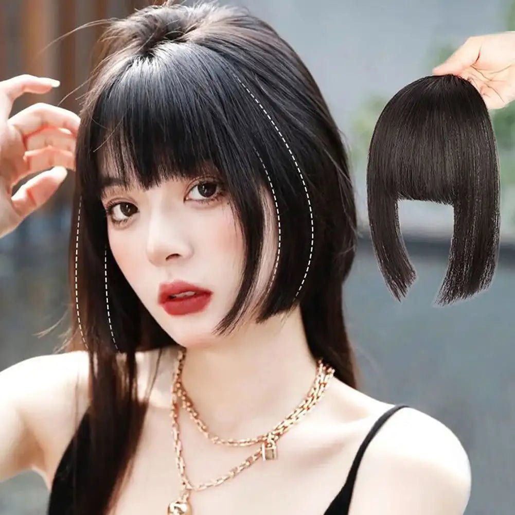 Princess Cut Bangs Clip - In Hair Extension - HairNjoy