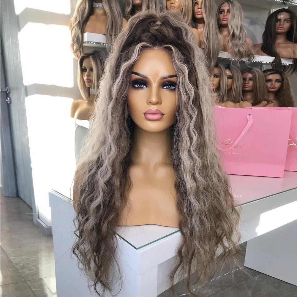 Remy Human Hair Full Lace Highlights Wig - HairNjoy