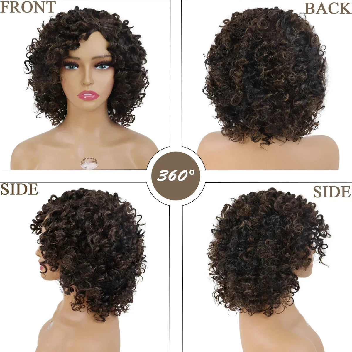 Short Curly Vibes Wig - HairNjoy