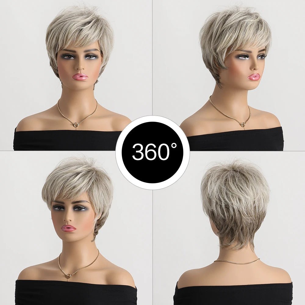 Short Elegant Synthetic Wig - HairNjoy