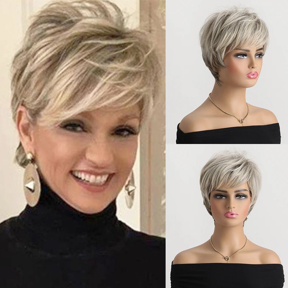 Short Elegant Synthetic Wig - HairNjoy