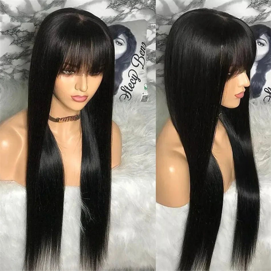 Silky Straight Human Hair Wig - HairNjoy