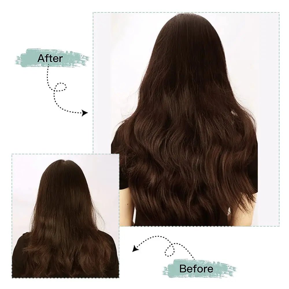 Straight Clip - In Human Hair Extensions - HairNjoy