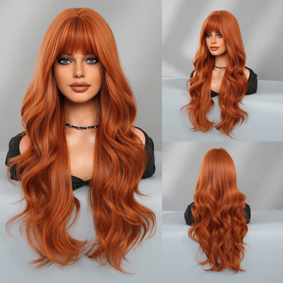 Stylish Synthetic Wig with Bangs - HairNjoy