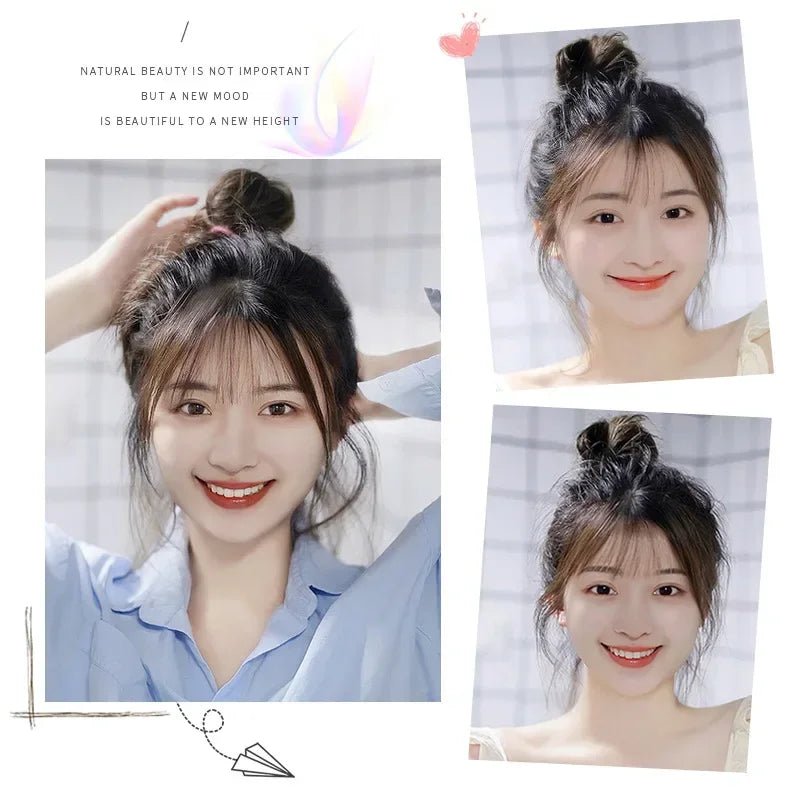 Synthetic Air Bangs Clip - In Hair Extension - HairNjoy