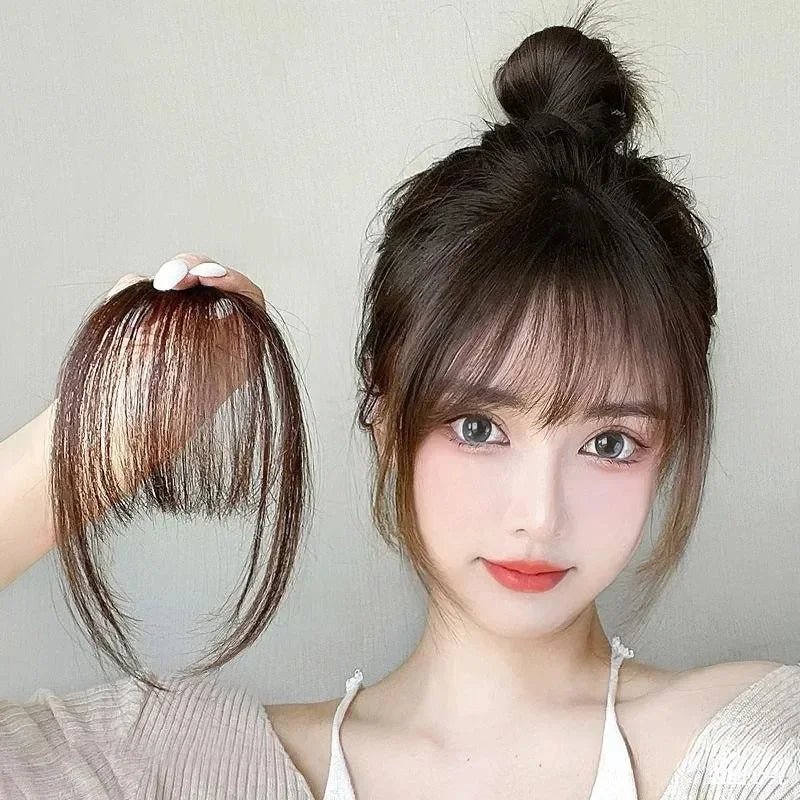 Synthetic Air Bangs Clip - In Hair Extension - HairNjoy