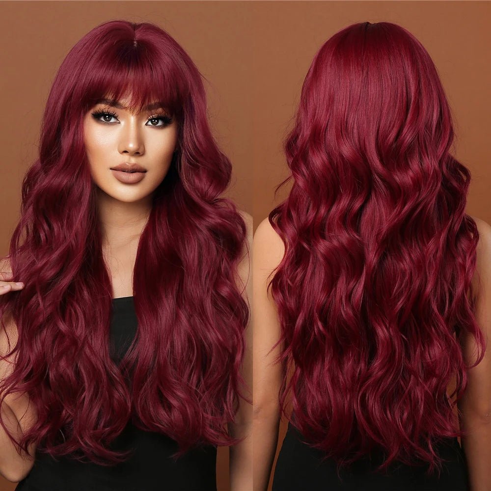 Vibrant Ginger Orange Synthetic Wigs - HairNjoy