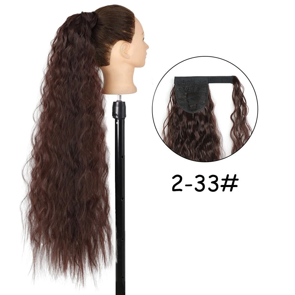 22 inches Synthetic Ponytail Hair Extension Clip in - HairNjoy