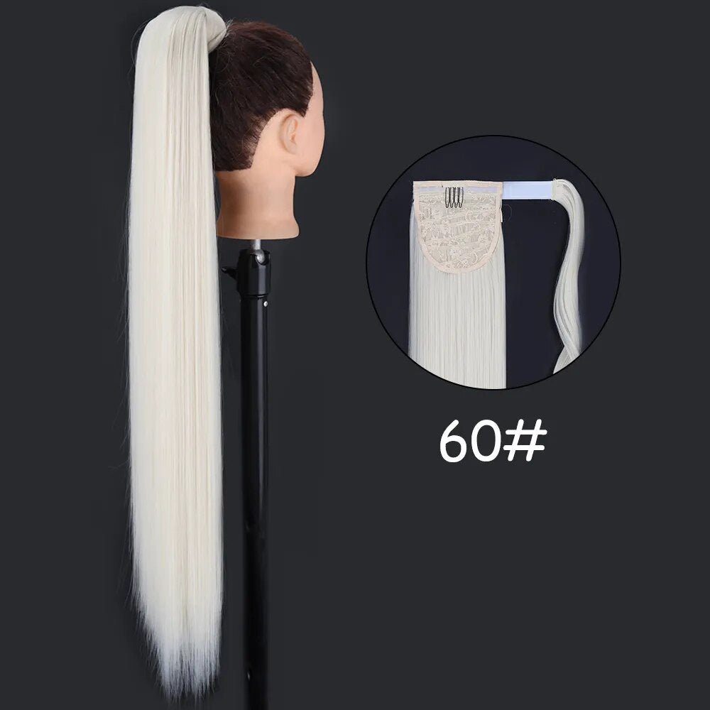 22 inches Synthetic Ponytail Hair Extension Clip in - HairNjoy