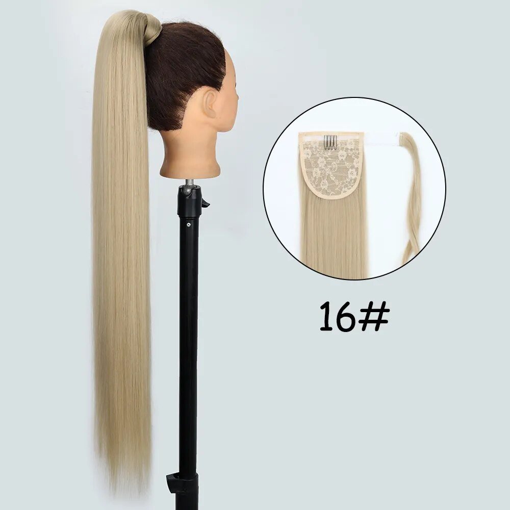 22 inches Synthetic Ponytail Hair Extension Clip in - HairNjoy
