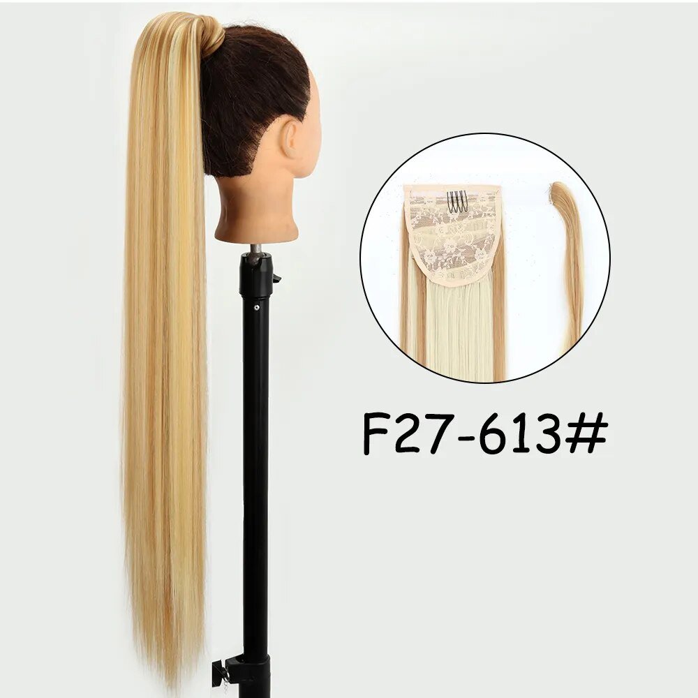 22 inches Synthetic Ponytail Hair Extension Clip in - HairNjoy