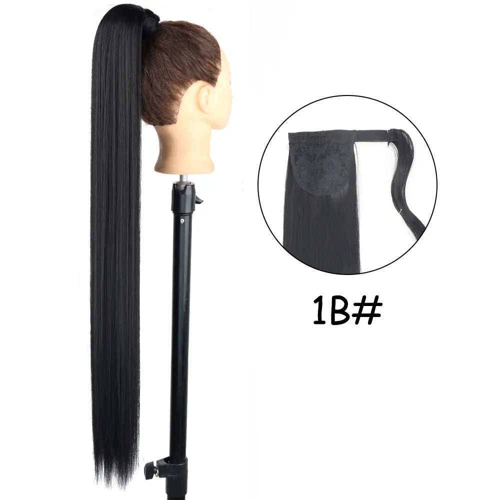 22 inches Synthetic Ponytail Hair Extension Clip in - HairNjoy