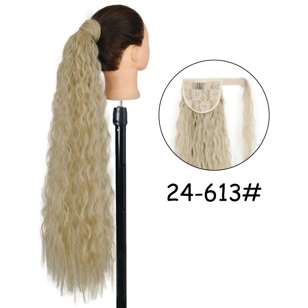 22 inches Synthetic Ponytail Hair Extension Clip in - HairNjoy