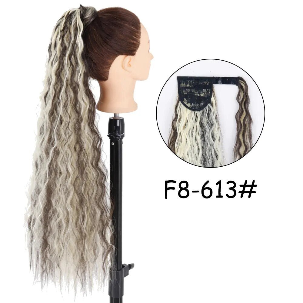 22 inches Synthetic Ponytail Hair Extension Clip in - HairNjoy