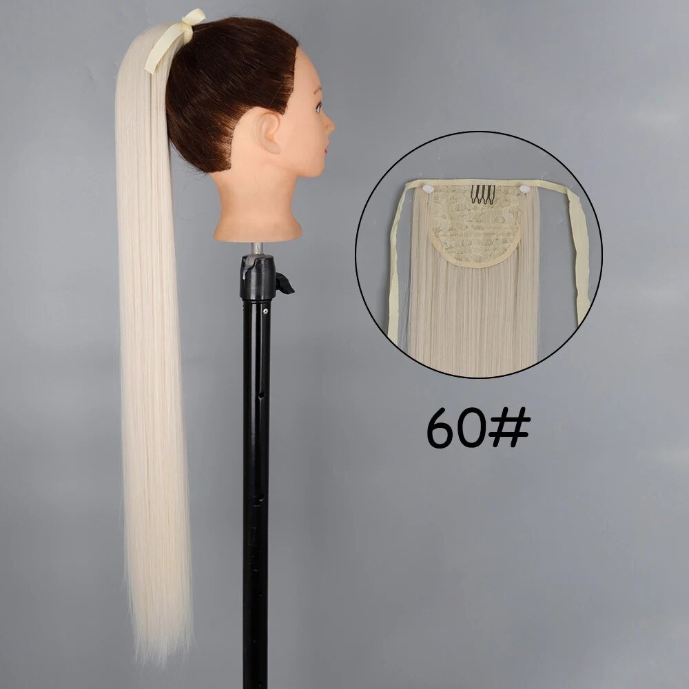 22 inches Synthetic Ponytail Hair Extension Clip in - HairNjoy