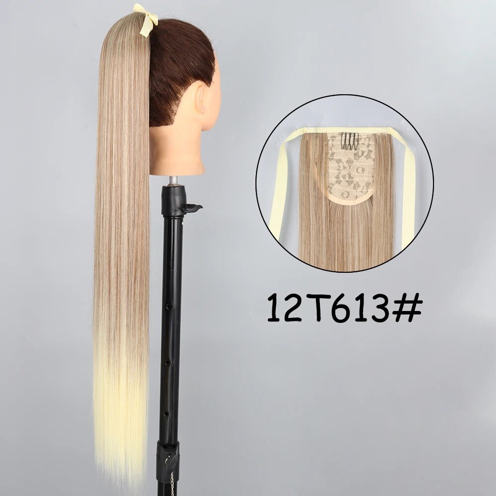 22 inches Synthetic Ponytail Hair Extension Clip in - HairNjoy