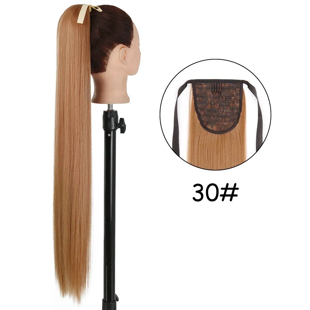 22 inches Synthetic Ponytail Hair Extension Clip in - HairNjoy